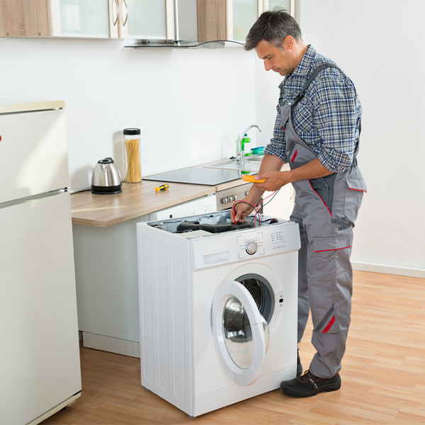 can you walk me through the steps of troubleshooting my washer issue in Corriganville